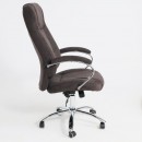 Кресло поворотное KING A, ткань/темно-коричневый